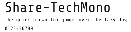 Share-TechMono Preview