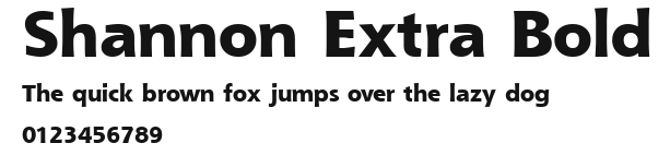 Shannon Extra Bold Preview