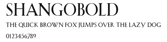 ShangoBold Preview