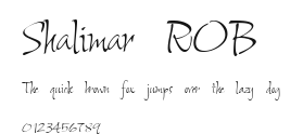 Shalimar ROB Preview
