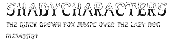 ShadyCharacters Preview