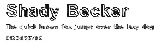 Shady Becker Preview