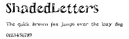 ShadedLetters Preview