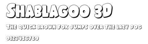 Shablagoo 3D Preview