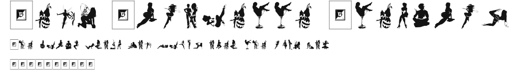 Sexy Silouette Stencils Preview