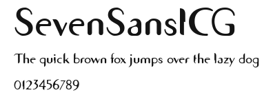 SevenSansICG Preview