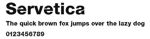 Servetica Preview