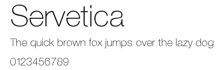 Servetica Preview