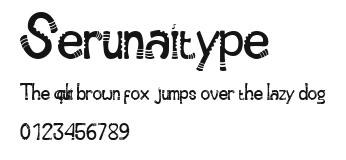 Serunaitype Preview