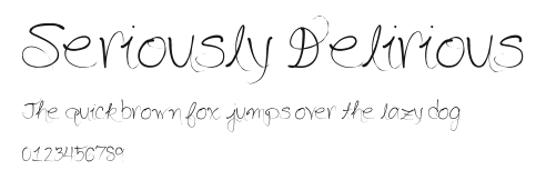Seriously Delirious Preview