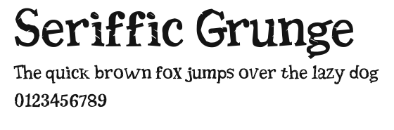 Seriffic Grunge Preview