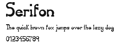 Serifon Preview