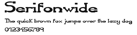 Serifonwide Preview