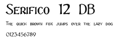 Serifico 12 DB Preview