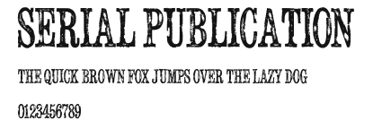 Serial Publication Preview