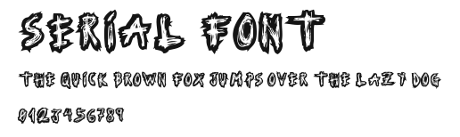 Serial Font Preview