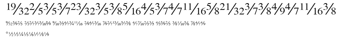 SeriFractionsDiagonal Preview