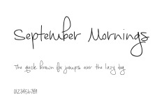 September Mornings Preview