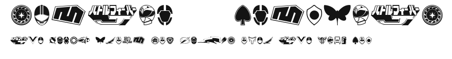 Sentai 30 Dingbats Preview