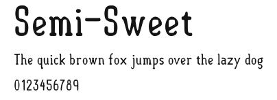 Semi-Sweet Preview