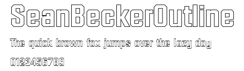 SeanBeckerOutline Preview