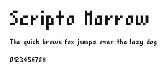 Scripto Narrow Preview