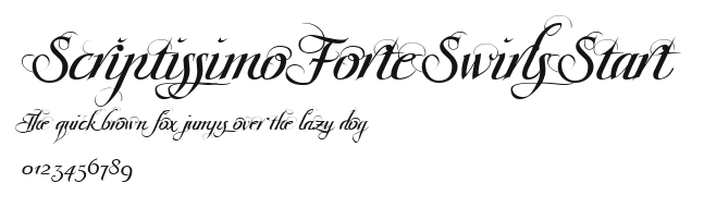 ScriptissimoForteSwirlsStart Preview