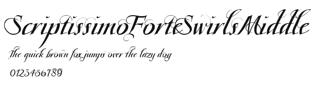 ScriptissimoForteSwirlsMiddle Preview