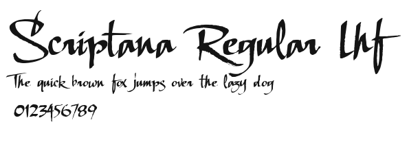 Scriptana Regular Lhf Preview
