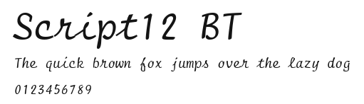 Script12 BT Preview