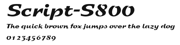 Script-S800 Preview