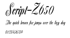 Script-Z650 Preview