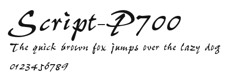Script-P700 Preview