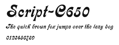 Script-C650 Preview