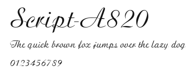 Script-A820 Preview