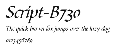 Script-B730 Preview