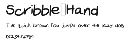 Scribble_Hand Preview