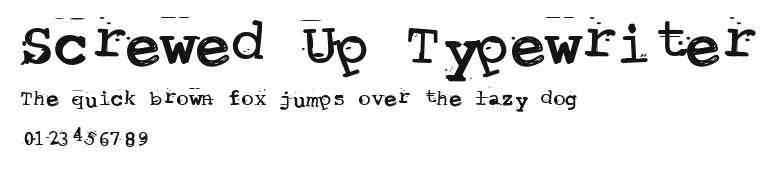 Screwed Up Typewriter Preview