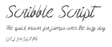Scribble Script Preview