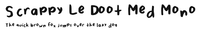 Scrappy Le Doot Med Mono Preview