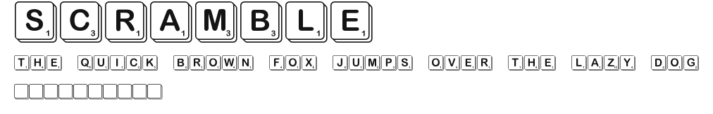 Scramble Preview