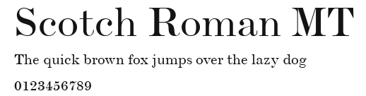 Scotch Roman MT Preview