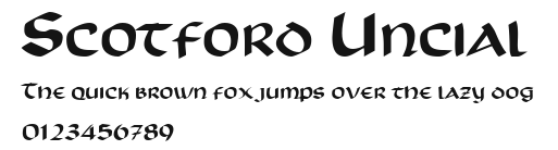 Scotford Uncial Preview
