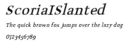 ScoriaISlanted Preview