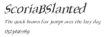 ScoriaBSlanted Preview
