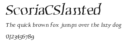 ScoriaCSlanted Preview