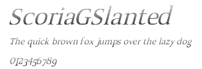 ScoriaGSlanted Preview