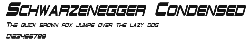 Schwarzenegger Condensed Preview