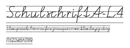 SchulschriftA-L4 Preview
