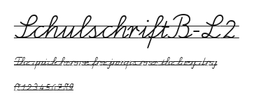 SchulschriftB-L2 Preview